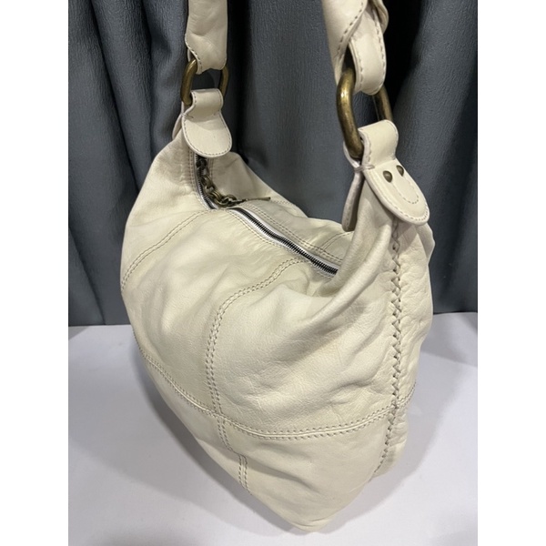 Túi si hiệu NICOLI dáng tay nải đeo vai da thật 100%