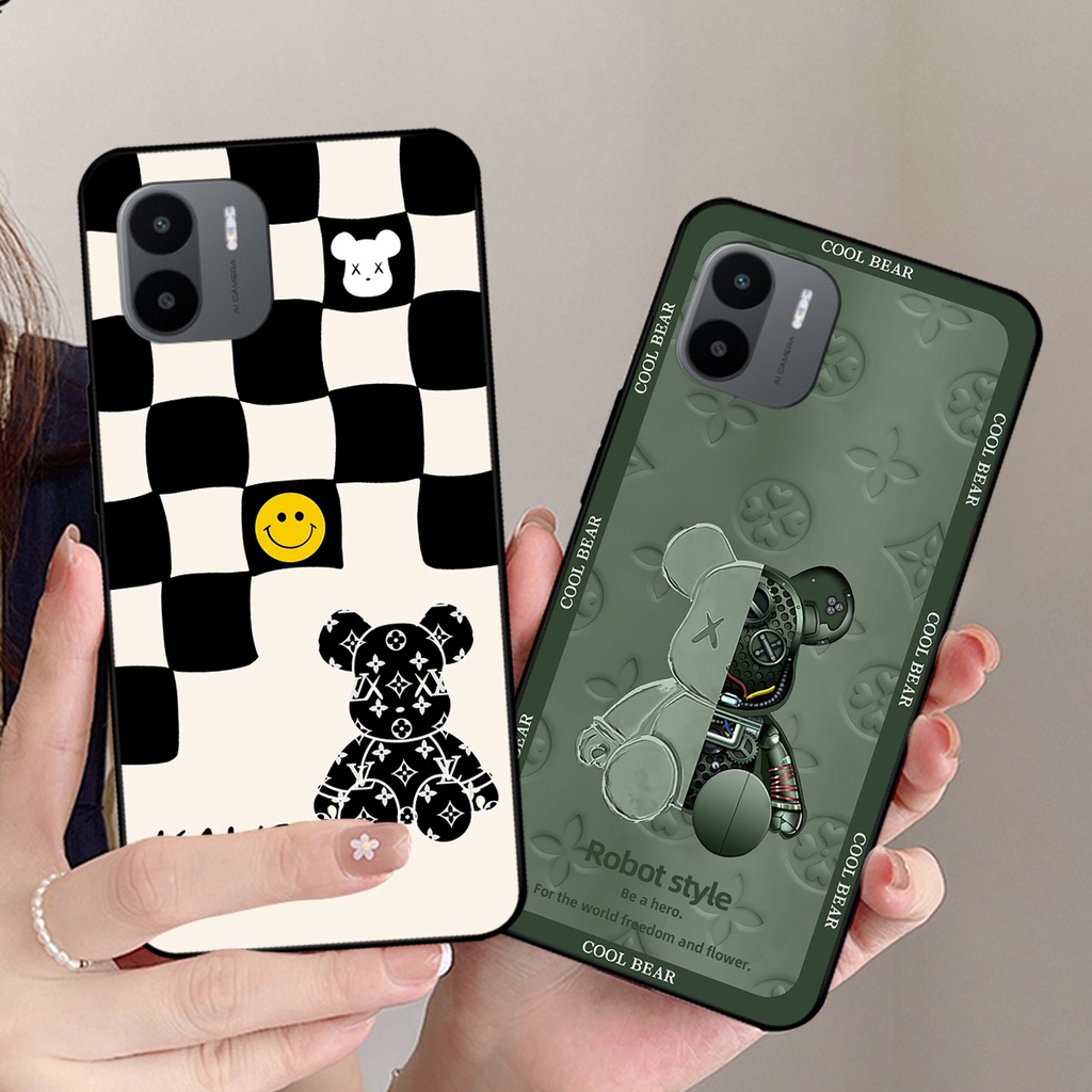 Ốp lưng Xiaomi Redmi A1 / Redmi A2 / Redmi A2+ in hình bearbrick, kwas. ốp in hình bền đẹp