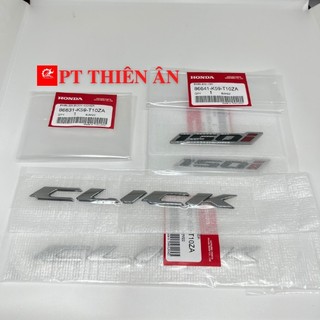 Tem sườn chữ click - click 150, tem bửng chữ 150i - click 150 - 2018 zin chính hãng honda thailand - pt thiên ân