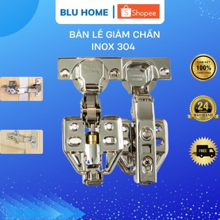 Bản lề cửa giảm chấn inox 304 cho cửa gỗ cửa tủ quần tủ bếp - Bảo hành 1 năm đỗi trả năm