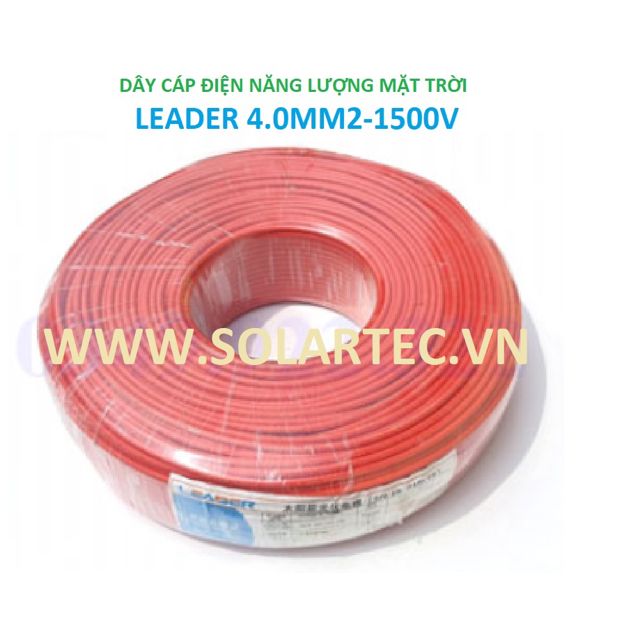 Dây điện năng lượng mặt trời 4 mm2 LEADER