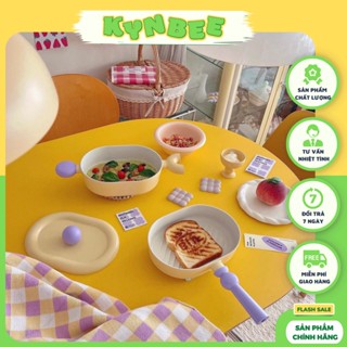 Bộ nồi chảo chống dính phủ gốm cao cấp thuộc BST Better finger của Neoflam, kiểu dáng độc đáo (dùng với mọi loại bếp)