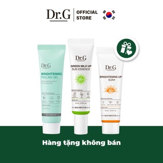 Quà tặng không bán dr.g tẩy da chết 10g+dr.g kem chống nắng green mild up 10ml+ dr.g kem chống nắng brightening up 10ml