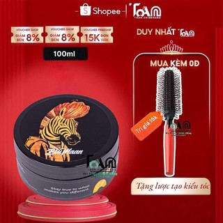 Sáp Tạo Kiểu Tóc Clay bản ngựa vằn - Tặng Lược