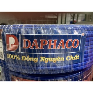 Dây điện Daphaco đôi dẹp 2 lớp vỏ 2x1.5 (Cuộn 100 mét)