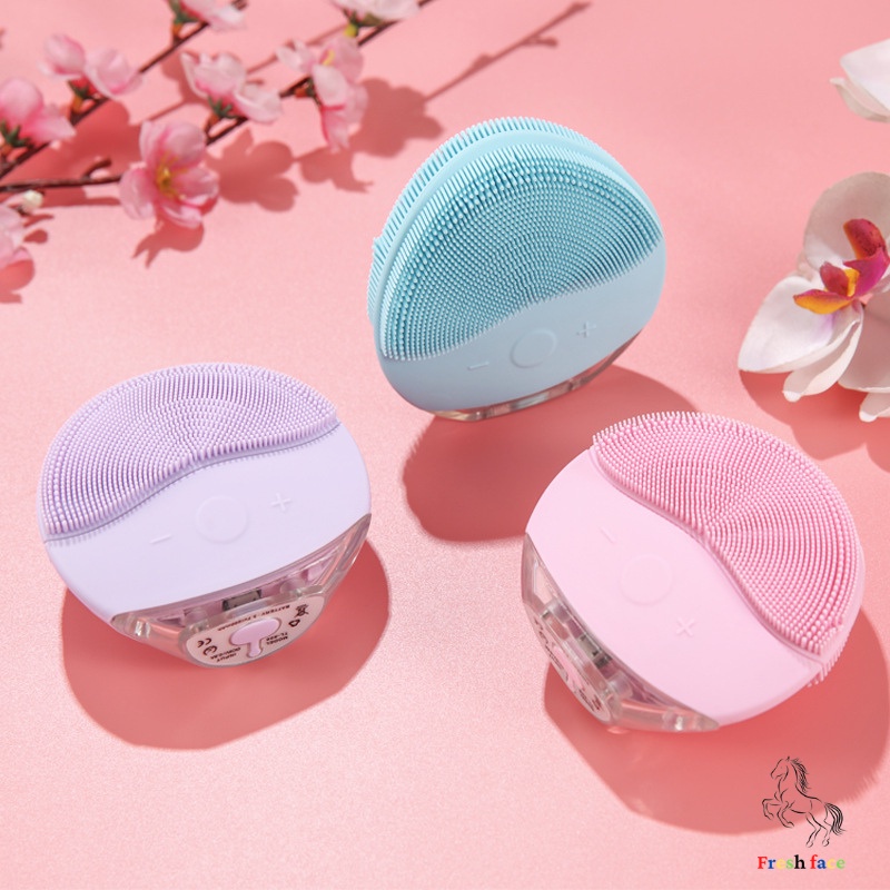 Máy rửa mặt - Massage Rung sóng siêu âm 12 Chế Độ Làm sạch sâu tẩy tế bào chết (BH 1 đổi 1)