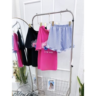 💸 SET ĐÙI QUẦN VẢI KATE PHỐI REN