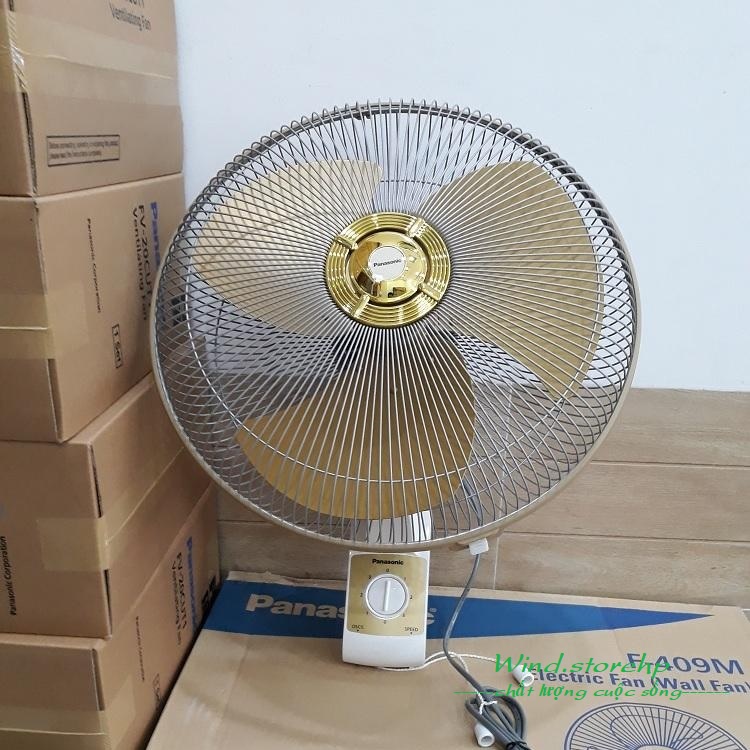 Quạt Treo Tường Panasonic F-409UGO Cánh Kim Loại Màu Vàng - Hàng Chính Hãng - F409UGO / F409U / F-409U