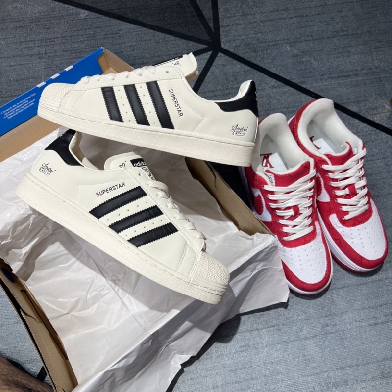 GIÀY Adi.das sò xo kem da thật sc