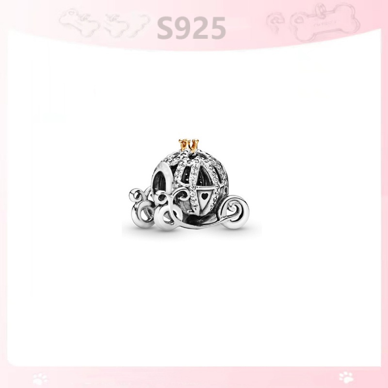 Mặt Dây Chuyền Mạ Bạc 925 Hình Vương Miện Đính Đá Thời Trang