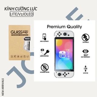 Kính cường lực siêu mỏng chống trầy xước cho máy chơi game Nintendo Switch V1-V2/Lite