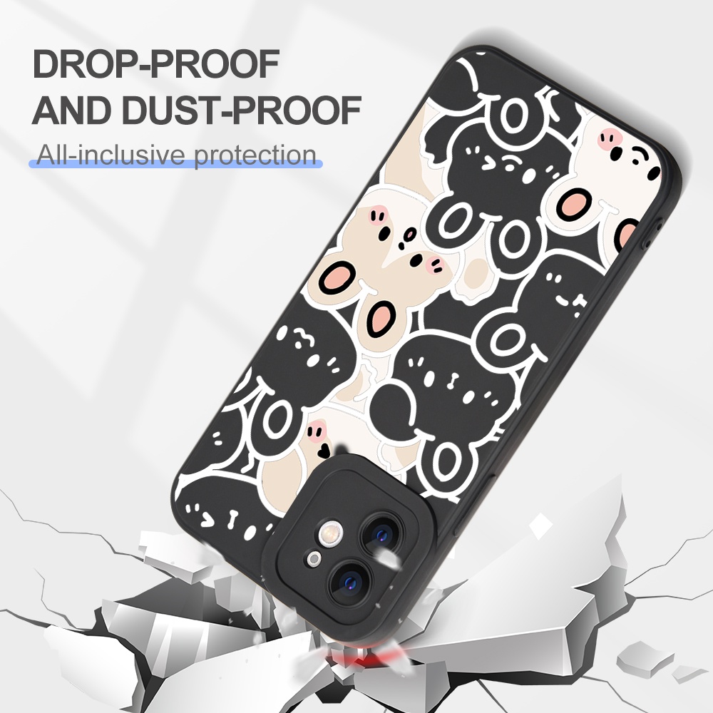 Ốp Điện Thoại TPU Hình Thỏ Cho VIVO Y12S Y12 Y20 Y91C Y21S Y21 Y15S V9 V20 Y15 Y17 Y30 Y50 Y15A Y12A Y20i Y20S #Ty023