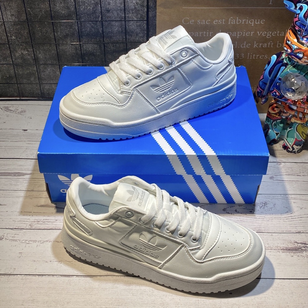 Giày thể thao adidas forum bản da màu trắng bản mới 2022