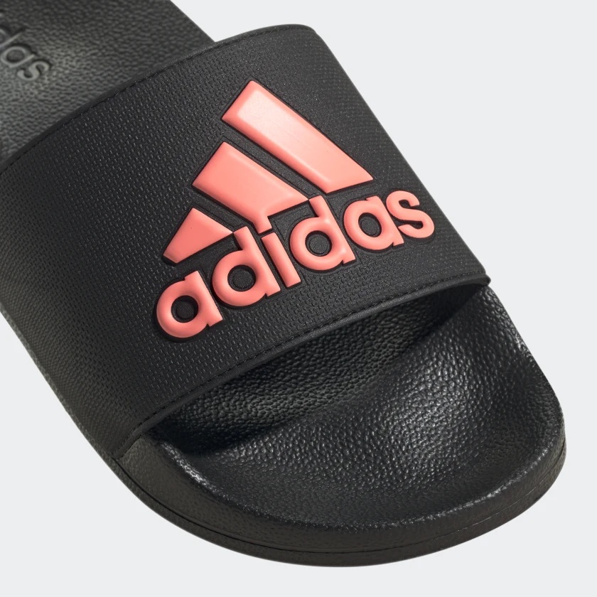 Dép Adidas Adilette - Core Black / Acid Red
