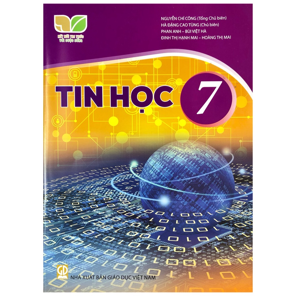 Sách - Tin học lớp 7 (Kết nối) Kèm 5 cuốn vở kẻ ngang B5 70gms 80