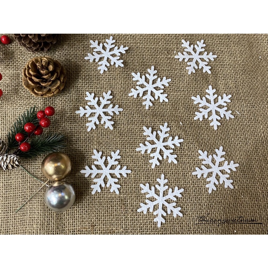 Bông tuyết vải nỉ