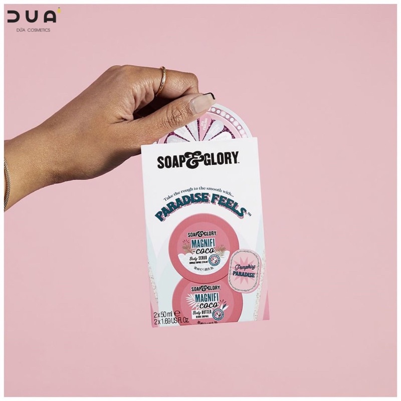 Set tẩy da chết & dưỡng thể Soap & Glory