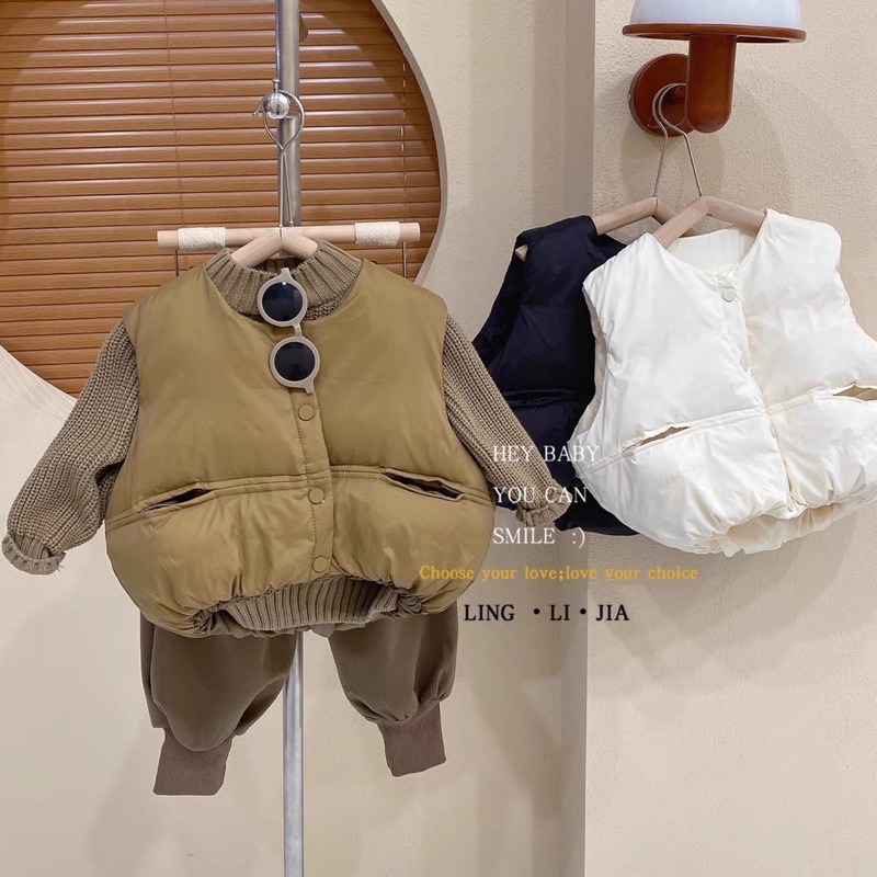 Áo ghile  bé gái dễ thương