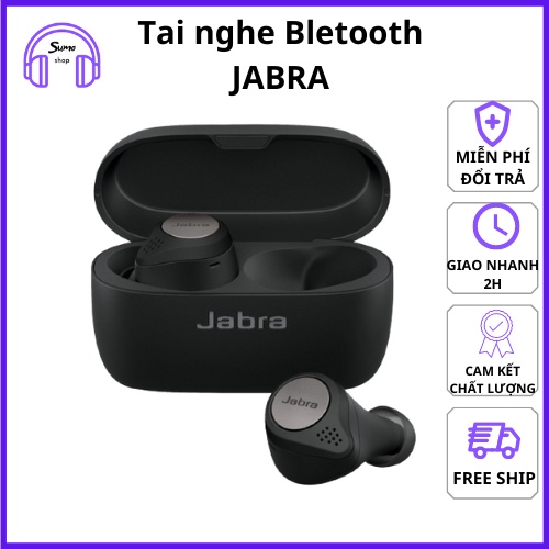 Tai nghe bluetooth Tai nghe không dây Jabra siêu Bass, chống bụi, chống nước, đàm thoại thời gian sử dụng lên đến 28H