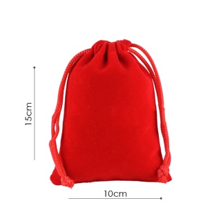 Túi vải nhung dây rút đựng nước hoa dionel mini - dionel pouch 11cm x 15cm - ảnh sản phẩm 2