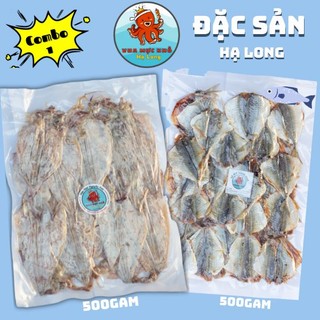 Combo 500g mực khô cô tô hạ long và 500g cá chỉ vàng hàng chuẩn