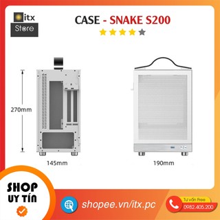 [ITX Store] - Case mini ITX Snake S200 - Thiết kế lưới Mesh