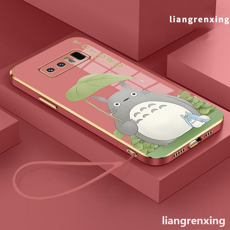Ốp lưng SAMSUNG note 8 Ốp Điện Thoại Silicon Mềm Mạ Điện Chống Sốc Bảo Vệ Cho SAMSUNG note 8 DDLM01 viền vuông cute