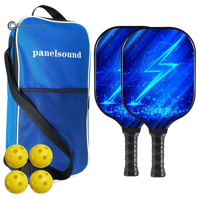 Bộ 2 Vợt Chơi Bóng Pickleball Siêu Nhẹ Và Siêu Mỏng Kèm Túi Đựng Tiện Lợi