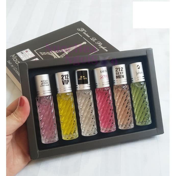 Set nước hoa tháp 6 chai 20ml