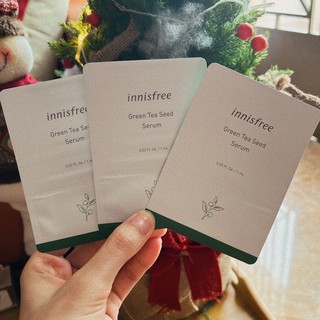 Sample 1ML - Tinh chất ăn trà xanh Innisfree Green Tea Seed Intensive Hydrating Serum