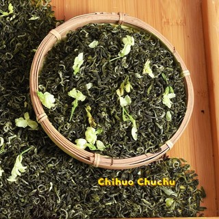Trà xanh hoa lài lon cao cấp 400g /trà đậm thơm nhài/pha cốt trà