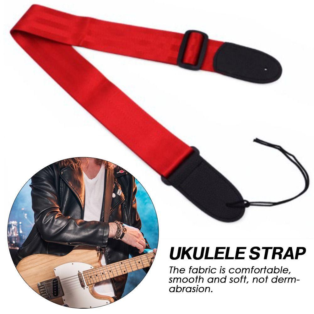 Dây Đeo Đàn Ukulele 5 Màu Kèm Móc Tùy Chỉnh Tiện Dụng