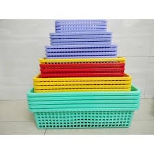 Rổ nhựa chữ nhật nhựa Duy Tân
