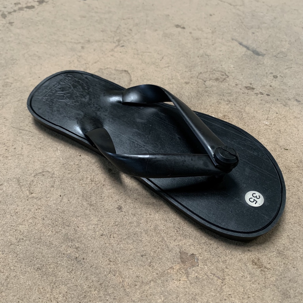 Dép cao su nam tông quai núm, dép lốp cao cấp nam nữ đế cao thương hiệu deplop_official