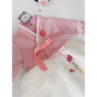 bộ váy hanbok cho bé( ảnh thật)