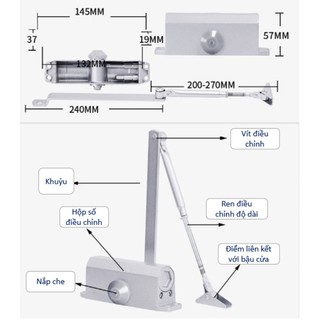 Tay co thủy lực - điểm dừng 90 độ - MS3