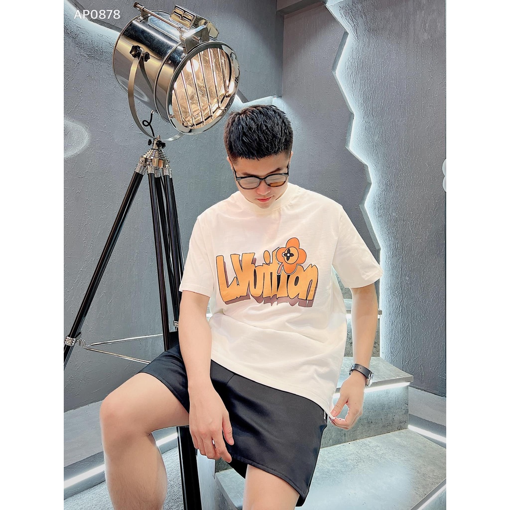 Áo phông LV, áo thun nam nữ chất liệu cotton 100% 01