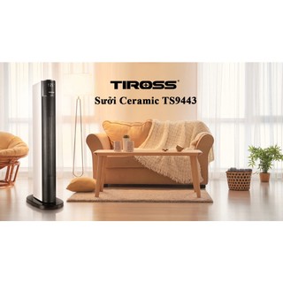 [TIROSS | TS9443] [GIAN HÀNG UY TÍN] [HÀNG CHÍNH HÃNG] Máy sưởi Ceramic Tiross TS 9443