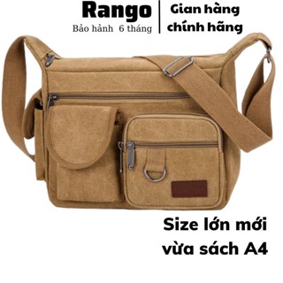 Túi Đeo Chéo Nam Vải Bố Size lớn RANGO Thời Trang Hàn Quốc Túi đeo chéo nữ,