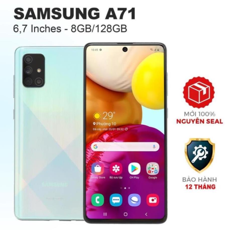 Điện thoại Samsung Galaxy A71 (8GB/128GB) Chính hãng mới 100% Bảo Hành 1 Năm OVV3522