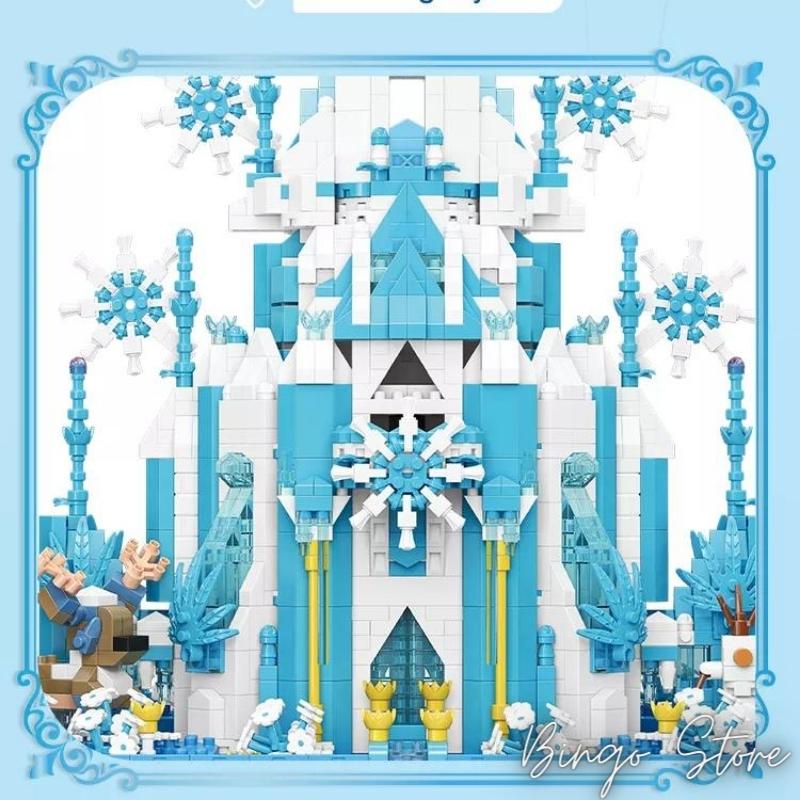 MÔ HÌNH ĐỒ CHƠI LẮP RÁP LÂU ĐÀI TUYẾT 3386+ CHI TIẾT