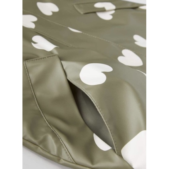 XD- Áo khoác raincoat lót nỉ ấm size 9/12m-4/5y