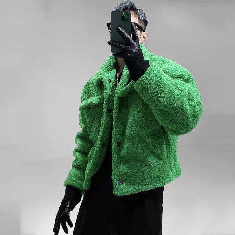 Áo Khoác Bóng Chày Cotton Lông Cừu Dày Dặn Phong Cách Ruffian Thời Trang Mùa Đông Cho Cặp Đôi