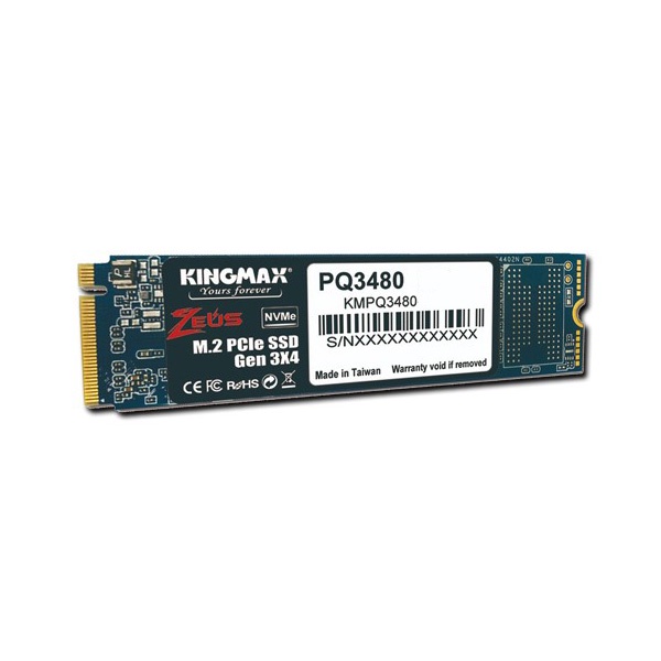 Ổ SSD Kingmax PQ3480 512Gb NVMe PCIe Gen3x4 M.2 2280