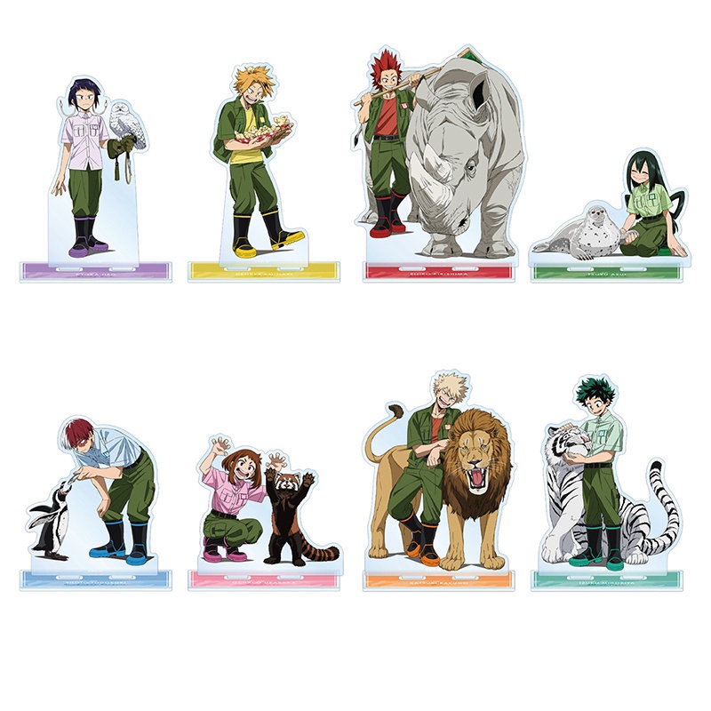 Mô Hình Nhân Vật Midoriya Izuku Bakugou Katsuki Todoroki Shoto Trong My Hero Academia Mới