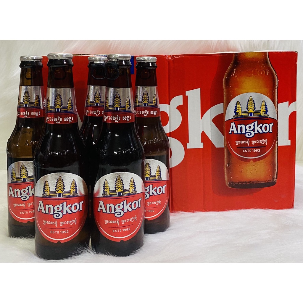 Bia Campuchia Angkor chai 330ml