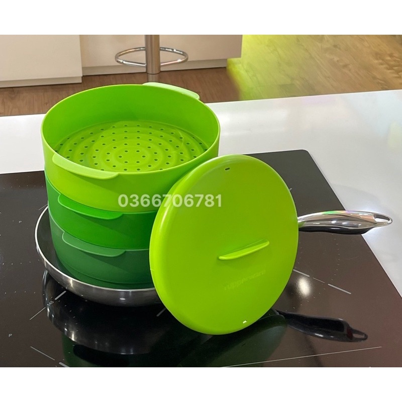 TUPPERWARE - XỬNG HẤP 3 TẦNG STEAM IT
