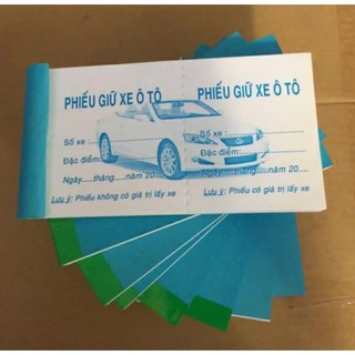 vé gửi xe nhiều kích thước 2 liên