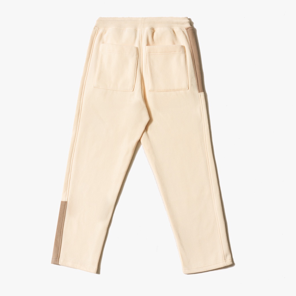 Quần dài Sweatpants nỉ bông Beige Collectors &quot;Cut &amp; Sew&quot;