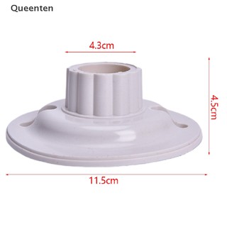 Queenten E27 Giá đỡ bóng đèn LED Ổ cắm tròn E27 Đế đèn Ổ cắm vít QT